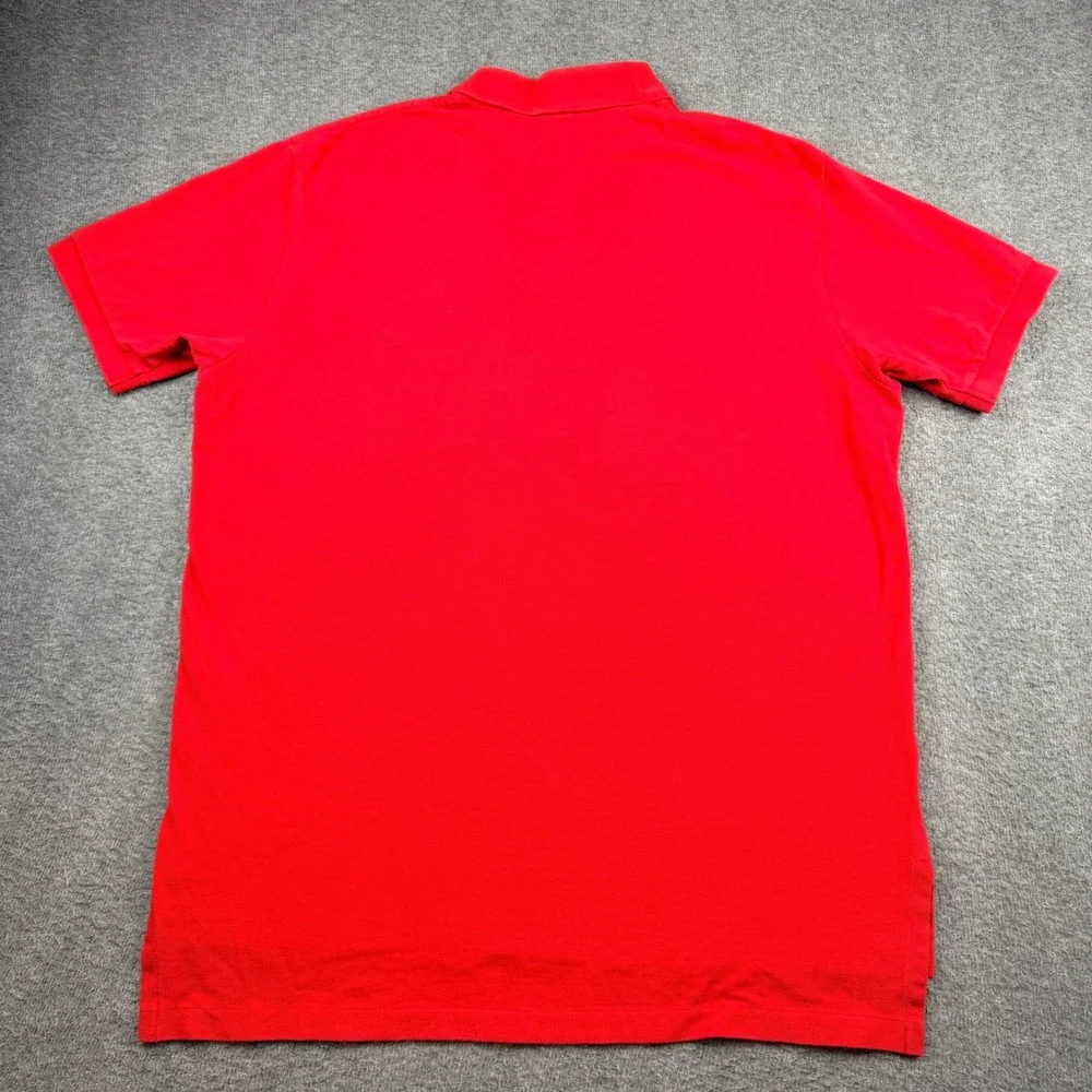 Polo Ralph Lauren Men's Size XL Classic Fit Mesh Polo Collared Shirt‎ Red